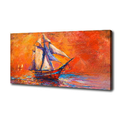 Foto canvas Ruimteschip