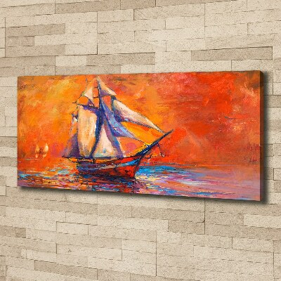 Foto canvas Ruimteschip