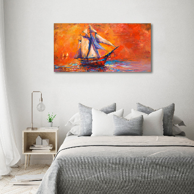 Foto canvas Ruimteschip