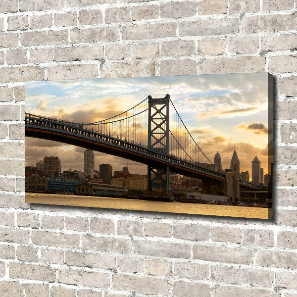 Foto canvas Philadelphia-brug