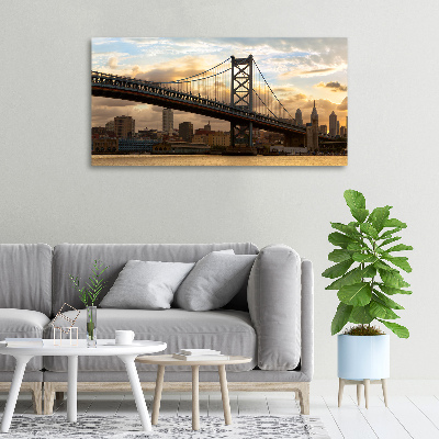 Foto canvas Philadelphia-brug