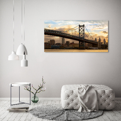 Foto canvas Philadelphia-brug