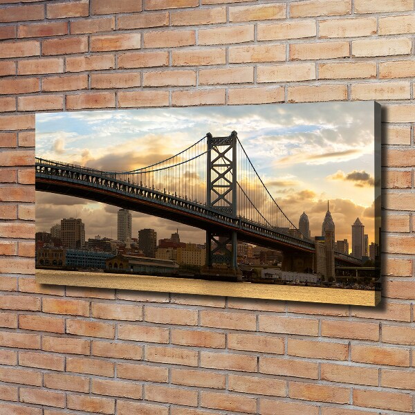Foto canvas Philadelphia-brug