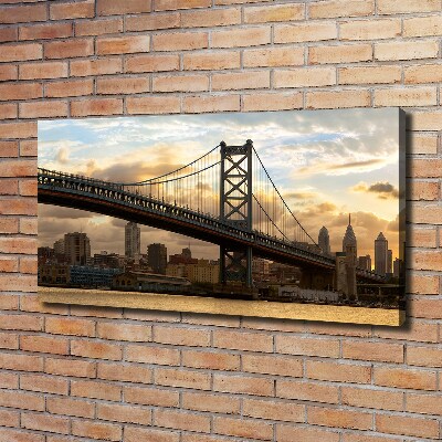 Foto canvas Philadelphia-brug
