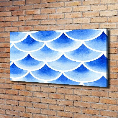 Canvas foto Visschubben