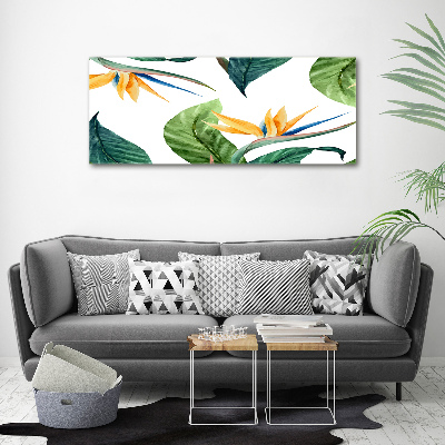 Foto canvas Tropische bloemen