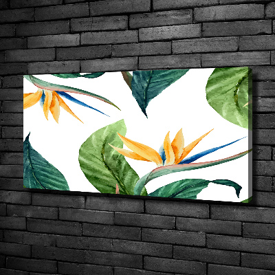 Foto canvas Tropische bloemen