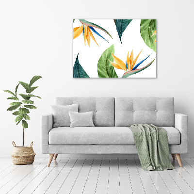 Foto canvas Tropische bloemen