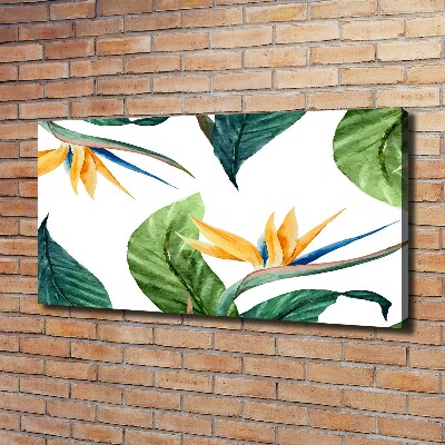 Foto canvas Tropische bloemen