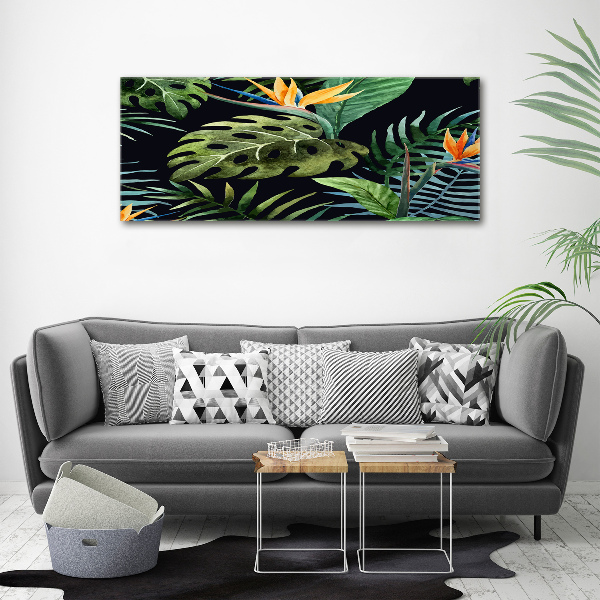 Foto op canvas Tropische bloemen