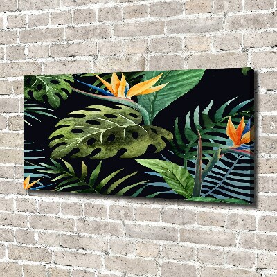 Foto op canvas Tropische bloemen