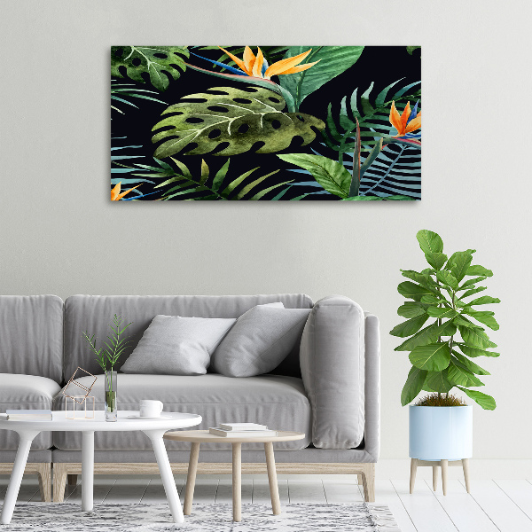 Foto op canvas Tropische bloemen