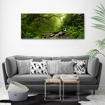 Canvas schilderij Oerwoud in Nepal