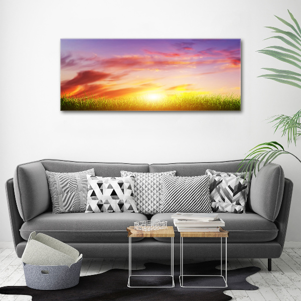 Foto op canvas Zonsondergang