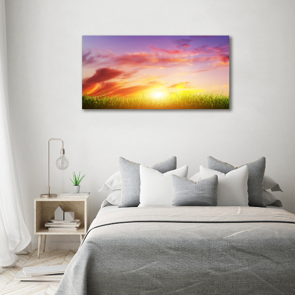 Foto op canvas Zonsondergang