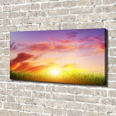 Foto op canvas Zonsondergang