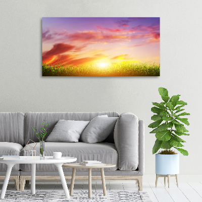Foto op canvas Zonsondergang