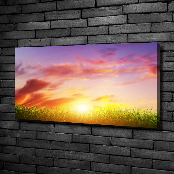 Foto op canvas Zonsondergang