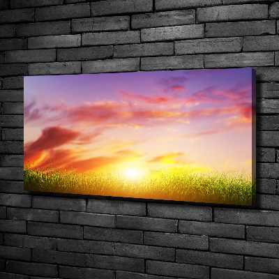 Foto op canvas Zonsondergang
