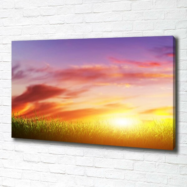 Foto op canvas Zonsondergang