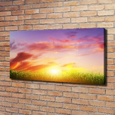 Foto op canvas Zonsondergang