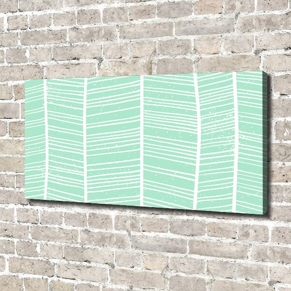 Canvas schilderij Visgraatpatroon