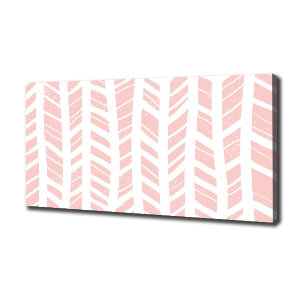 Schilderij op canvas Visgraatpatroon