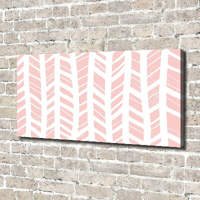 Schilderij op canvas Visgraatpatroon