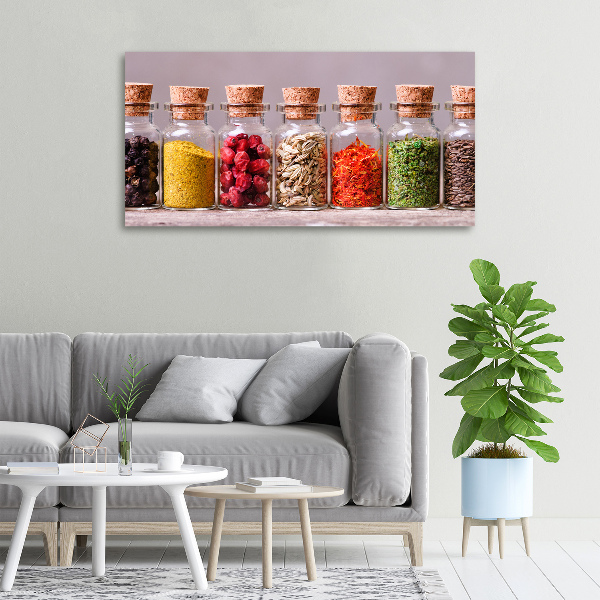 Schilderij op canvas Kleurrijke kruiden