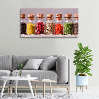 Schilderij op canvas Kleurrijke kruiden