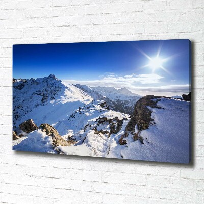 Foto obraz na płótnie Tatrzański szczyt