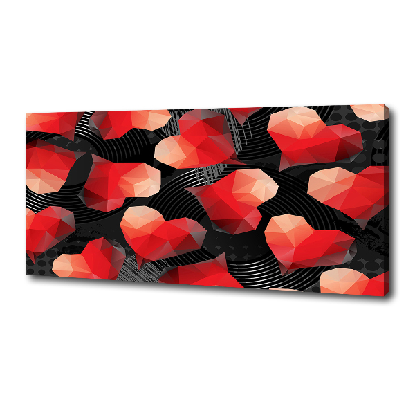 Foto canvas Geometrische harten