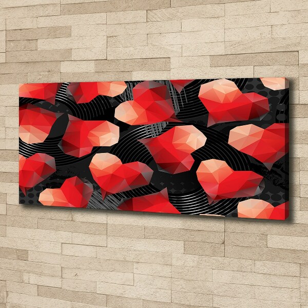 Foto canvas Geometrische harten