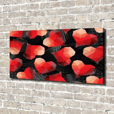 Foto canvas Geometrische harten