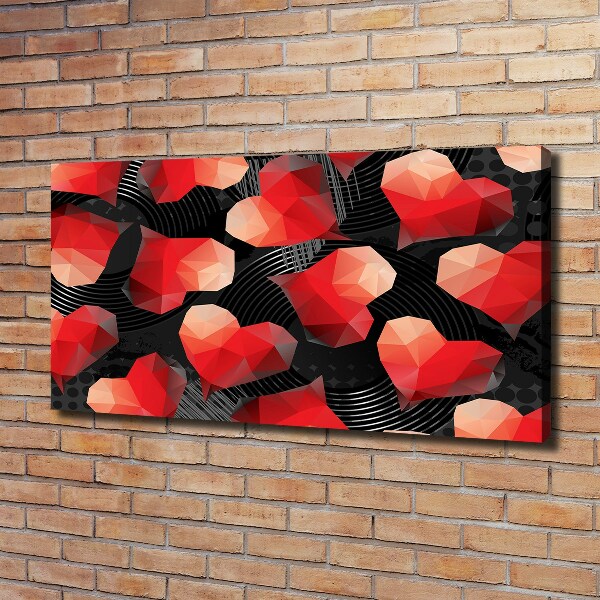 Foto canvas Geometrische harten