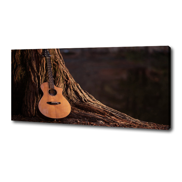 Canvas foto Akoestische gitaar