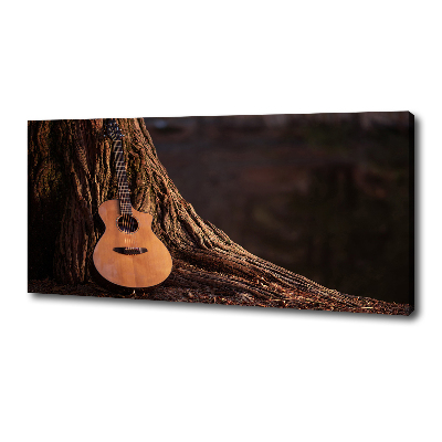 Canvas foto Akoestische gitaar