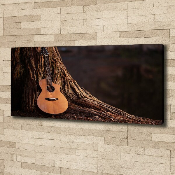 Canvas foto Akoestische gitaar