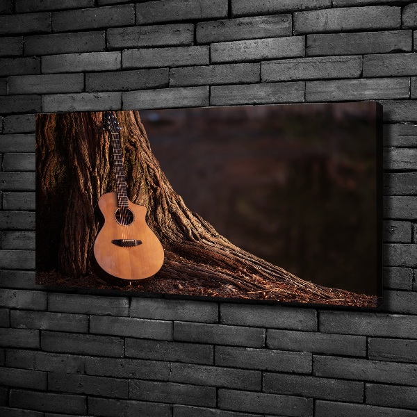 Canvas foto Akoestische gitaar