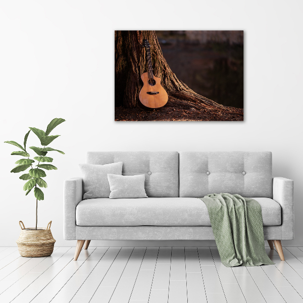 Canvas foto Akoestische gitaar