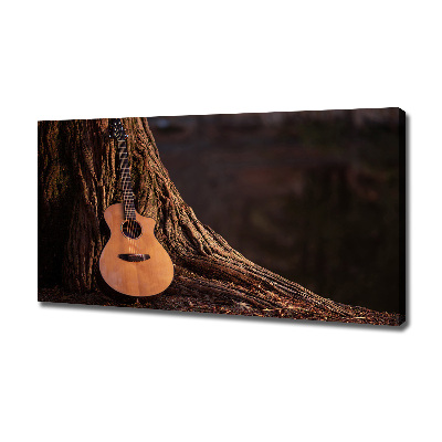 Canvas foto Akoestische gitaar