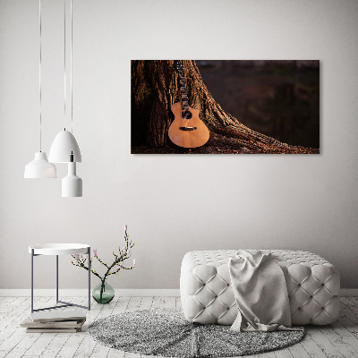 Canvas foto Akoestische gitaar