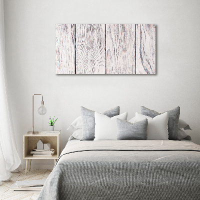 Foto op canvas Houten muur