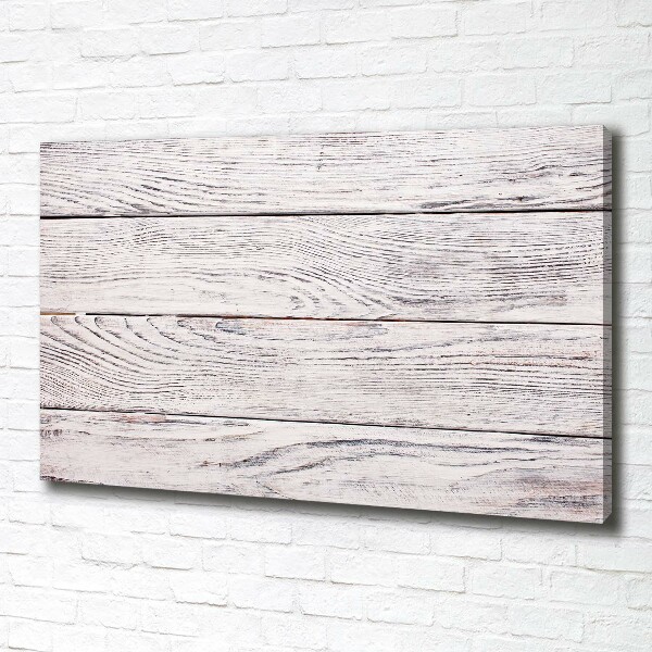 Foto op canvas Houten muur