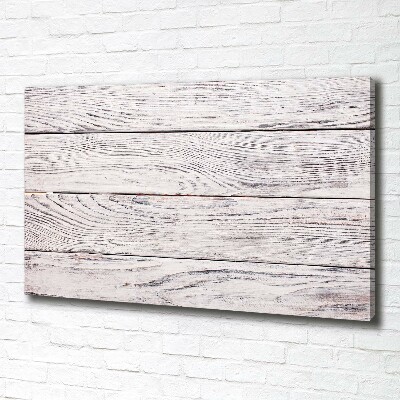 Foto op canvas Houten muur