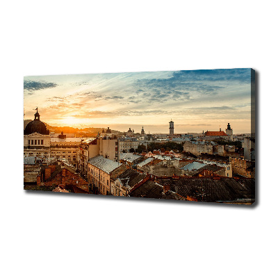 Foto canvas Zonsopgang Lviv