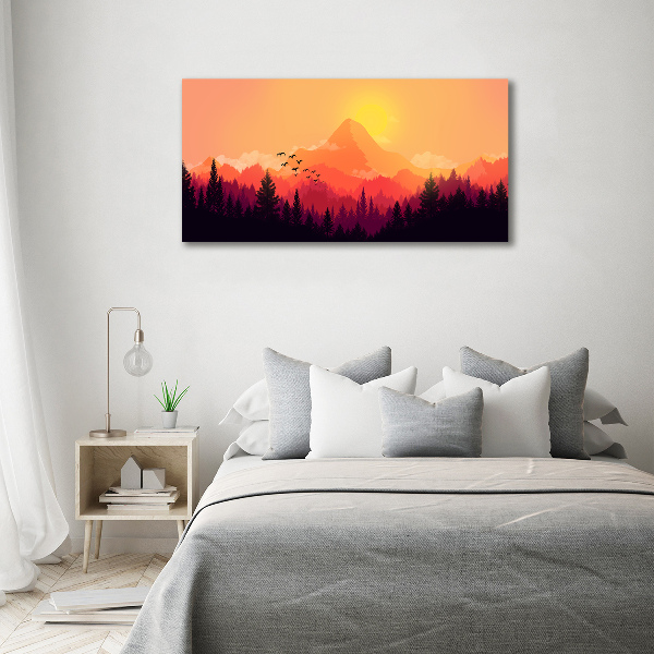 Foto op canvas Berglandschap