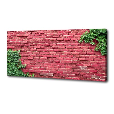 Canvas foto Bakstenen muur