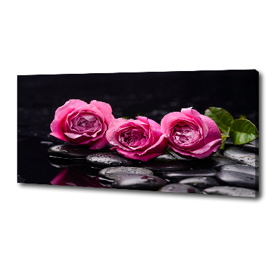 Canvas foto Roze rozen