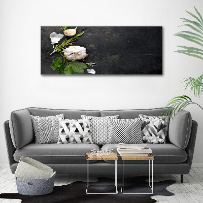 Canvas schilderij Knoflook